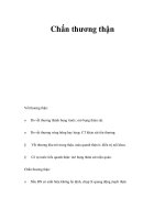 Chấn thương thận pptx