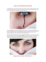 Bài 13: Tạo nước mắt trên chân dung pot