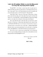 Luận văn tốt nghiệp: Nhiệm vụ của hội đồng quản trị trong việc xây dựng doanh nghiệp phần 1 ppt