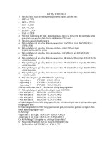 Bài tập Thanh toán quốc tế - Chương 2 pdf