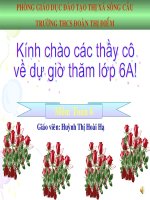 bài giảng toán 6 vẽ đoạn thẳng cho biết độ dài