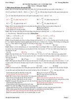 ĐỀ THI THỬ ĐẠI HỌC LẦN 1 Năm học 2011 Môn. Vật Lý doc