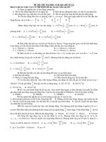 ĐỀ THI THỬ ĐẠI HỌC NĂM 2011 (ĐỀ SỐ 22) ppsx
