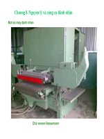 Bài giảng nguyên lý cắt gọt gỗ : Nguyên lý và công cụ đánh nhẵn part 1 potx