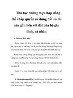 Thủ tục chứng thực hợp đồng thế chấp quyền sử dụng đất và tài sản gắn liền với đất của hộ gia đình, cá nhân ppsx