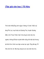 (Tác giả văn học ) Tố Hữu pot