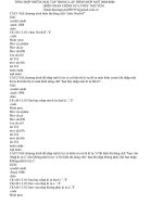 TỔNG HỢP NHỮNG BÀI TẬP TRONG LẬP TRÍNH HỢP NGỮ doc