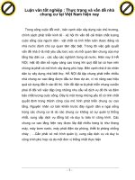 Luận văn tốt nghiệp : Thực trạng và vấn đề nhà chung cư tại Việt Nam hiện nay phần 1 ppsx