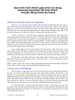 Quá trình hình thành giáo trình sử dụng tweened animation để hình thành chuyển động frame by frame p1 pdf