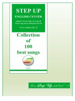 100 bài hát song ngữ Anh Việt