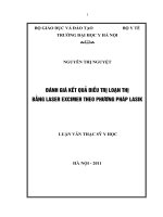 đánh giá kết quả điều trị loạn thị bằng laser excimer theo phương pháp lasik
