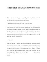 THẬN ĐIỀU HOÀ CÂN BẰNG NỘI MÔI pdf