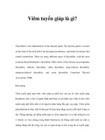 Viêm tuyến giáp là gì? ppt