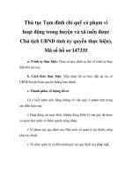 Thủ tục Tạm đình chỉ quỹ có phạm vi hoạt động trong huyện và xã (nếu được Chủ tịch UBND tỉnh ủy quyền thực hiện), Mã số hồ sơ 147335 potx