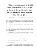Thủ tục Quyết định thay đổi, cải chính hộ tịch cho người đủ 14 tuổi trở lên và xác định lại dân tộc, xác định lại giới tính, bổ sung hộ tịch, điều chỉnh hộ tịch, cho mọi trường hợp không phân biệt độ tuổi pptx