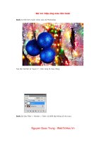 Bài 14: Hiệu ứng màu liên hoàn doc