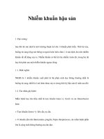 Nhiễm khuẩn hậu sản ppt