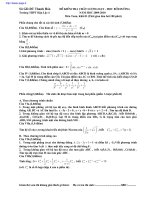 Đề thi Kiểm tra chất lượng - Trường THPT Hậu Lộc 4 pps