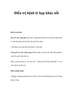 Điều trị bệnh lý hẹp khúc nối doc