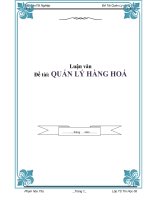 BÁO CÁO TỐT NGHIỆP ĐỀ TÀI 