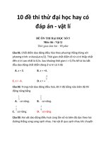 10 đề thi thử DH_ĐỀ 5 pdf