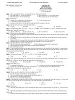 THI THỬ ĐẠI HỌC MÔN VẬT LÝ KHỐI A ĐỀ SỐ 14 - TRƯỜNG THPT PHAN BỘI CHÂU ppsx