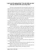 Luận văn tốt nghiệp đề tài 