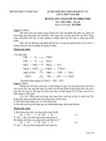 Đề thi học sinh giỏi quốc gia lớp 12 môn hóa học THPT năm 2005 doc