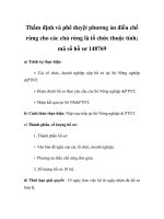 Thẩm định và phê duyệt phương án điều chế rừng cho các chủ rừng là tổ chức thuộc tỉnh; mã số hồ sơ 148769 pot