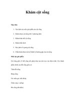 Khám cột sống pps