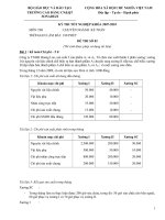 Đề thi tốt nghiệp chuyên ngành kế toán - Đề số 14 ppsx