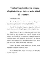 Thủ tục Chuyển đổi quyền sử dụng đất giữa hai hộ gia đình, cá nhân, Mã số hồ sơ 103277 pot