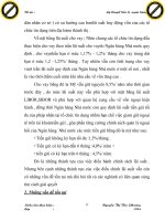Giáo trình phân tích lãi suất tín dụng thương mại và những chính sách lãi suất của một số ngân hàng nhà nước p4 ppt