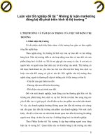 Luận văn tốt nghiệp đề tài 