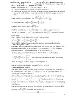 ĐỀ THI MÔN TOÁN, KHỐI 12 - TRƯỜNG THPT THẠCH THÀNH I docx