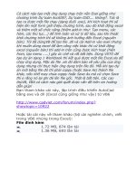 Có cách nào tạo một ứng dụng chạy trên nền Exel giống như chương trình Dự toán Accit007 potx