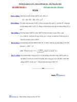 Đề kiểm tra định kỳ luyện thi đại học môn toán - Đề số 1 pptx