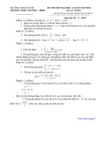 ĐỀ THI THỬ ĐẠI HỌC LẦN III - TRƯỜNG THPT CHUYÊN ĐHSP pot