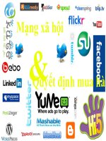 mạng xã hội và quyết định mua hàng pps
