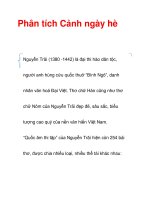 Phân tích Cảnh ngày hèNguyễn Trãi pps