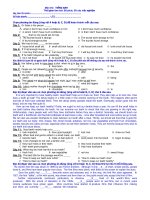 ĐỀ THI TRẮC NGHIỆM TIẾNG ANH - ĐỀ 2 ppsx