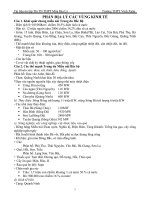 Ôn tập địa lí các vùng kinh tế pot