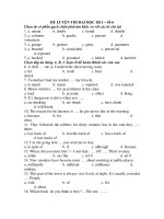 ĐỀ LUYỆN THI ĐẠI HỌC 2011 – Số 6 ppsx