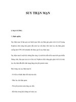 SUY THẬN MẠN pps