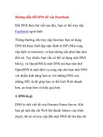 Hướng dẫn đổi DNS để vào Facebook pdf
