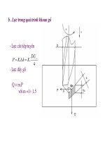 Bài giảng nguyên lý cắt gọt gỗ : Nguyên lý và công cụ khoan gỗ part 2 ppt