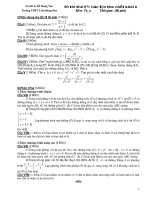 Đề thi thử đại học lần thứ nhất khối A Môn: Toán - Trường THPT Trần Hưng Đạo doc