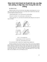 Giáo trình hình thành kỹ thuật kết cấu của đập bản phẳng và đập bản vòm trong kết cấu trụ chống p1 pptx