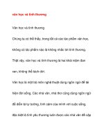 văn học và tình thương pdf