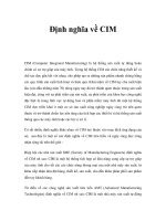 Định nghĩa về CIM docx